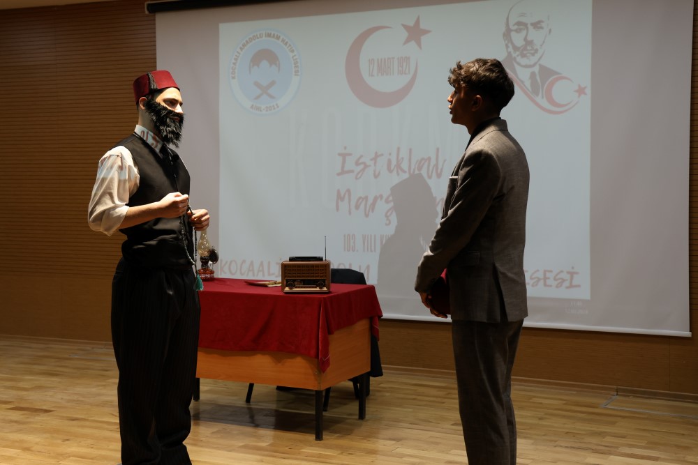 İlçemizde 12 Mart İstiklal Marşının Kabulünün 103. Yılı ve Mehmet Akif Ersoy’u Anma Programı düzenlendi